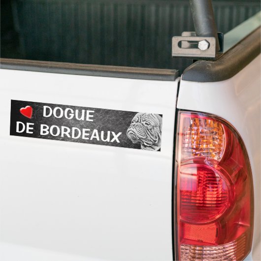 Dogue De Bordeaux - French Mastiff Bumpersticker (Op Truck)