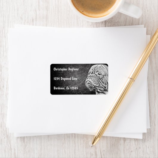 Dogue De Bordeaux - French Mastiff Etiket (Insitu)