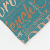 Dogue de Bordeaux - French Mastiff Fleece Deken (Hoek)