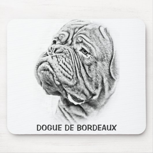 Dogue De Bordeaux - French Mastiff Muismat (Voorkant)