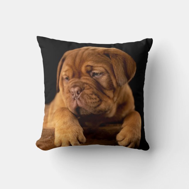 Dogue de Bordeaux - French Mastiff Puppy Dog Kussen (Voorkant)