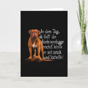 Dogue de Bordeaux Gift Dog Owner Love Kaart