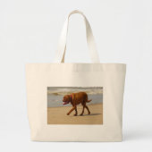 dogue de bordeaux grote tote bag (Voorkant)