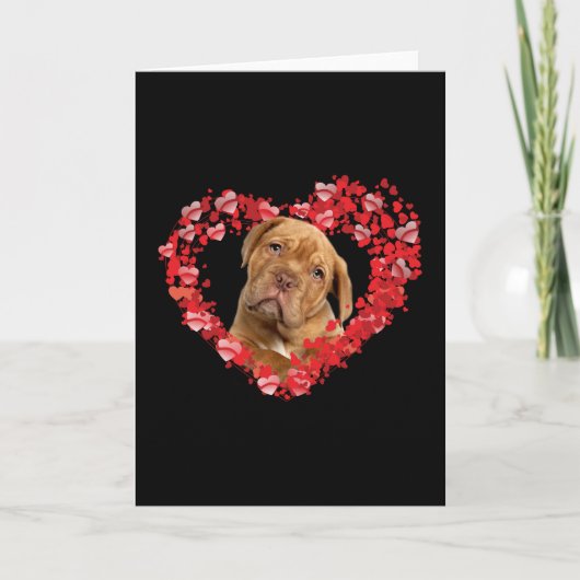 dogue de bordeaux - hartcadeau voor hondenliefhebb kaart (Voorkant)