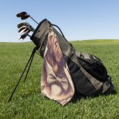  Dogue de Bordeaux Illustratie Golfhanddoek (Groen)