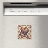 Dogue de Bordeaux Illustratie Magneet (Insitu (Vaatwasser))