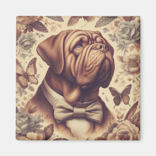 Dogue de Bordeaux Illustratie Magneet
