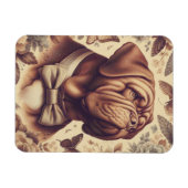 Dogue de Bordeaux Illustratie Magneet (Horizontaal)