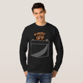 Dogue de Bordeaux In A Pocket T-shirt (Voorkant volledig)