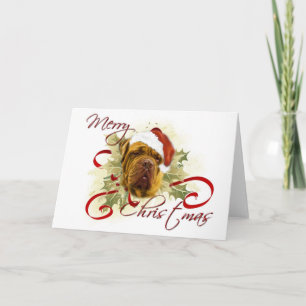 Dogue de Bordeaux Kerst Kaarten