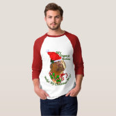 Dogue de Bordeaux kerstcadeaus T-shirt (Voorkant volledig)