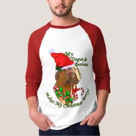 Dogue de Bordeaux kerstcadeaus T-shirt