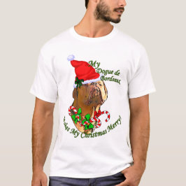 Dogue de Bordeaux kerstcadeaus T-shirt