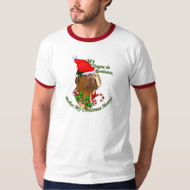 Dogue de Bordeaux kerstcadeaus T-shirt