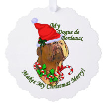 Dogue de Bordeaux Kerstmis
