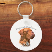 Dogue de Bordeaux mam 2 Sleutelhanger (Achterkant)