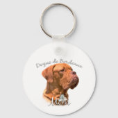 Dogue de Bordeaux mam 2 Sleutelhanger (Achterkant)