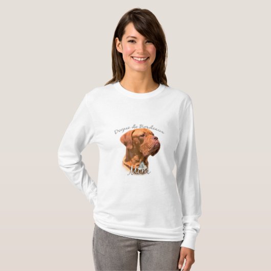 Dogue de Bordeaux mam 2 T-shirt (Voorkant volledig)