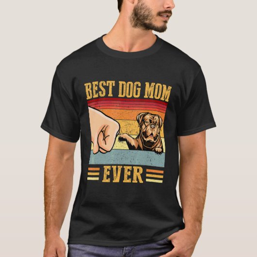 Dogue De Bordeaux mam T-shirt (Voorkant)