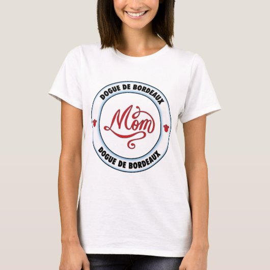 DOGUE DE BORDEAUX mama T-shirt (Voorkant)
