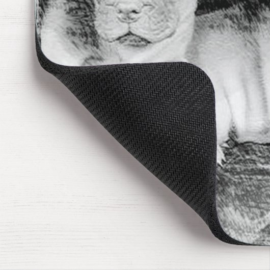 Dogue de bordeaux mousepad muismat (Hoek)