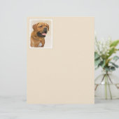 Dogue de Bordeaux Painting - Cute Original Dog Art (Staand voorkant)