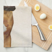 Dogue de Bordeaux Painting - Cute Original Dog Art Theedoek (Quarter Fold)