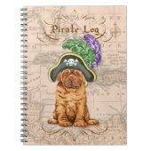 Dogue de Bordeaux Pirate Notitieboek (Voorkant)