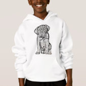Dogue de Bordeaux puppy kinder sweatshirt (Voorkant)