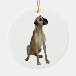 Dogue de Bordeaux - Reuzenmastiff - VaalZit - natu Keramisch Ornament