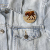 dogue de bordeaux ronde button 5,7 cm (In situ)
