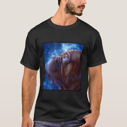 Dogue de Bordeaux Ruimte T-shirt (Voorkant)
