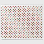 Dogue de Bordeaux Santa Paws Cadeaupapier (Vlak)