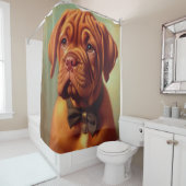  Dogue de Bordeaux Schilderij Douchegordijn (In situ)