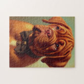Dogue de Bordeaux Schilderij Legpuzzel (Horizontaal)