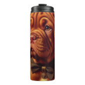 Dogue de Bordeaux Schilderij Thermosbeker (Voorkant)