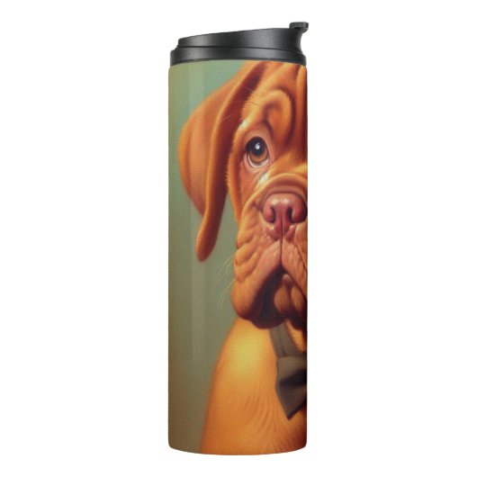  Dogue de Bordeaux Schilderij Thermosbeker (Gedraaid links)