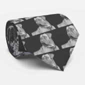 Dogue de Bordeaux stropdas (Opgerold)