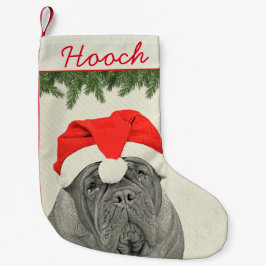 Dogue de Bordeaux  Style Kleine Kerstsok