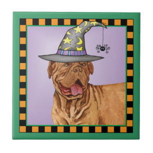 Dogue de Bordeaux Witch Tegeltje