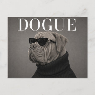 Dogue du Bordeaux Luxe Mode Redactioneel Briefkaart