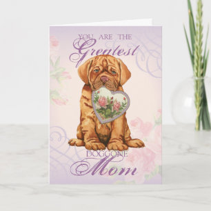 Dogue Heart mama Feestdagen Kaart