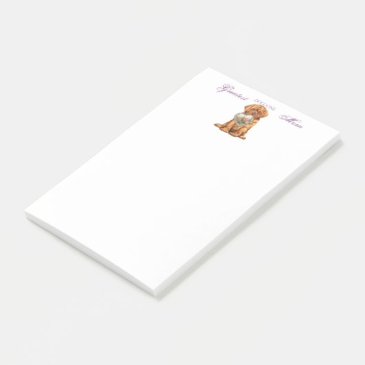 Dogue Heart mama Post-it® Notes (Schuin)