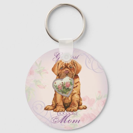 Dogue Heart mama Sleutelhanger (Voorkant)