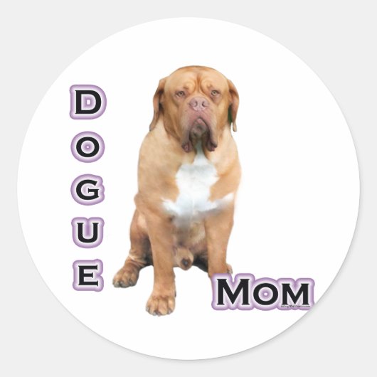 Dogue Moeder 4 - Sticker (Voorkant)