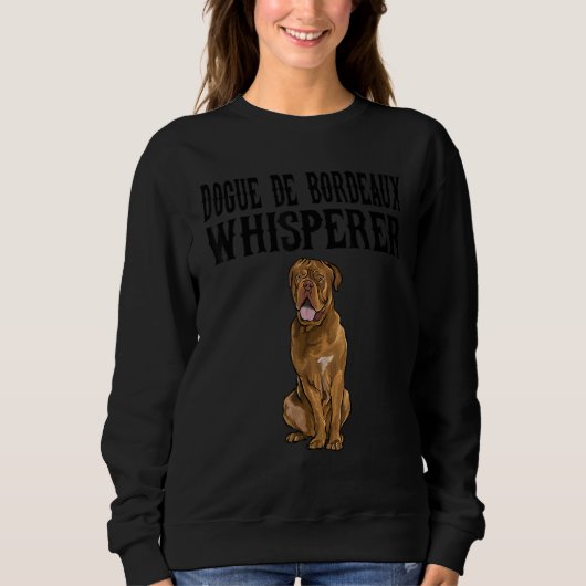 Dogues de Bordeaux Wisperer Hond Trui (Voorkant)