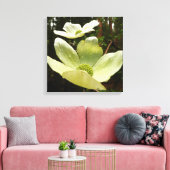 Dogwood and Redwood in Yosemite National Park Canvas Afdruk (Insitu (Woonkamer))
