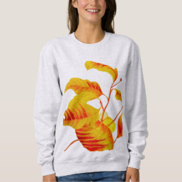 Dogwood Bladeren op een Sweatshirt