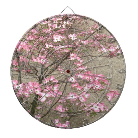 Dogwood bloem dartbord (Voorkant)