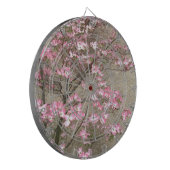Dogwood bloem dartbord (Voorkant Links)